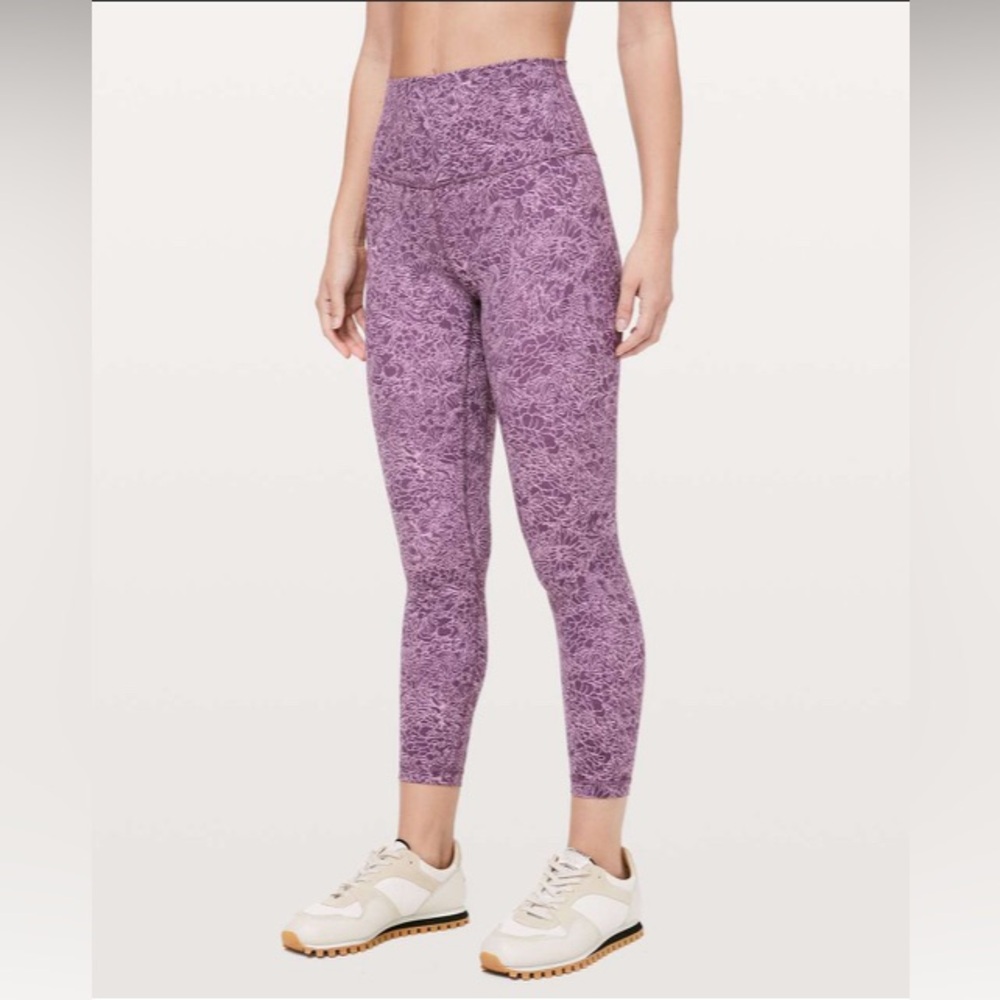 Lululemon Align Leggings in Arabesque Antoinette Smoky Quartz (Sz 2)